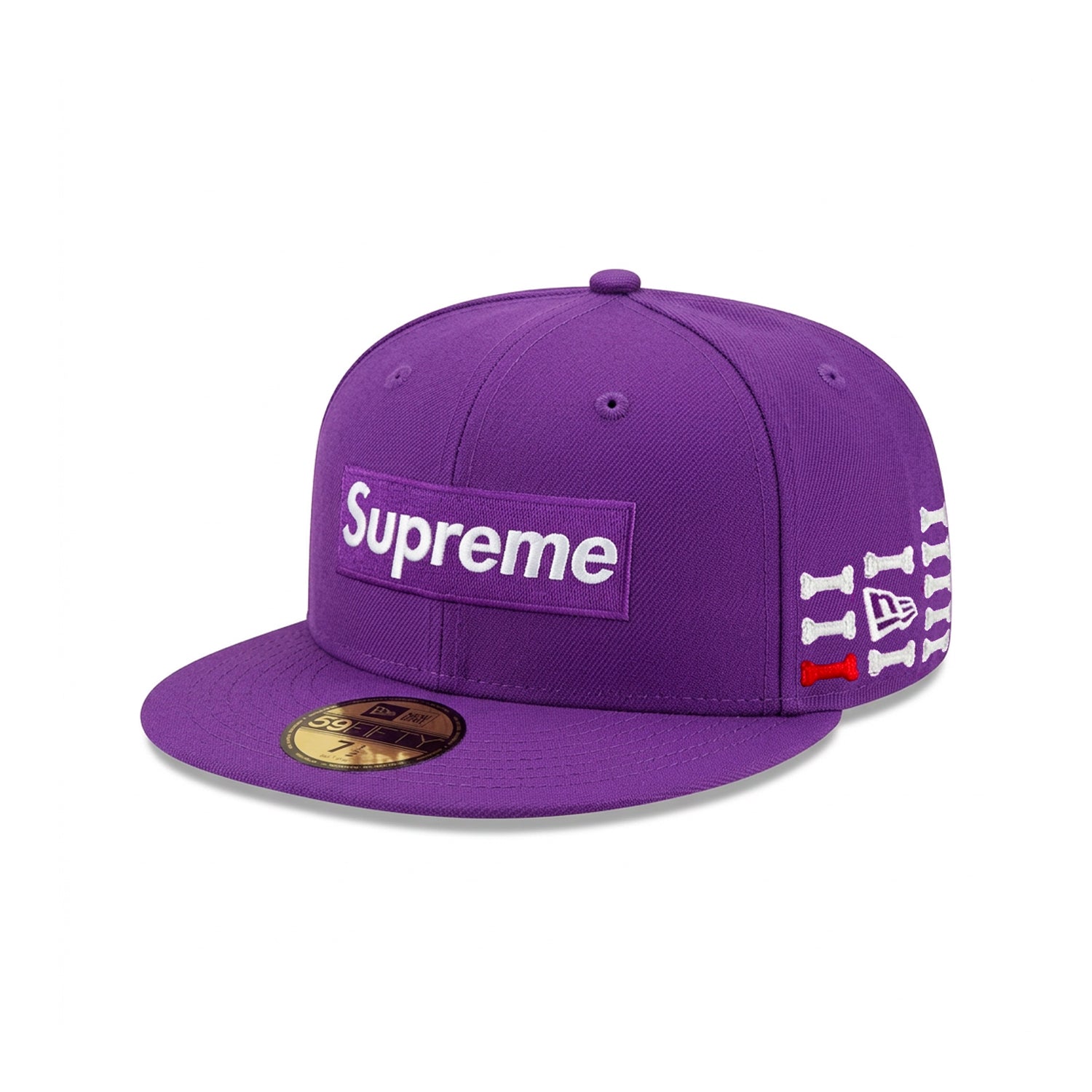 Gorra 59FIFTY FITTED De New Era X Supreme Bones Box Purple