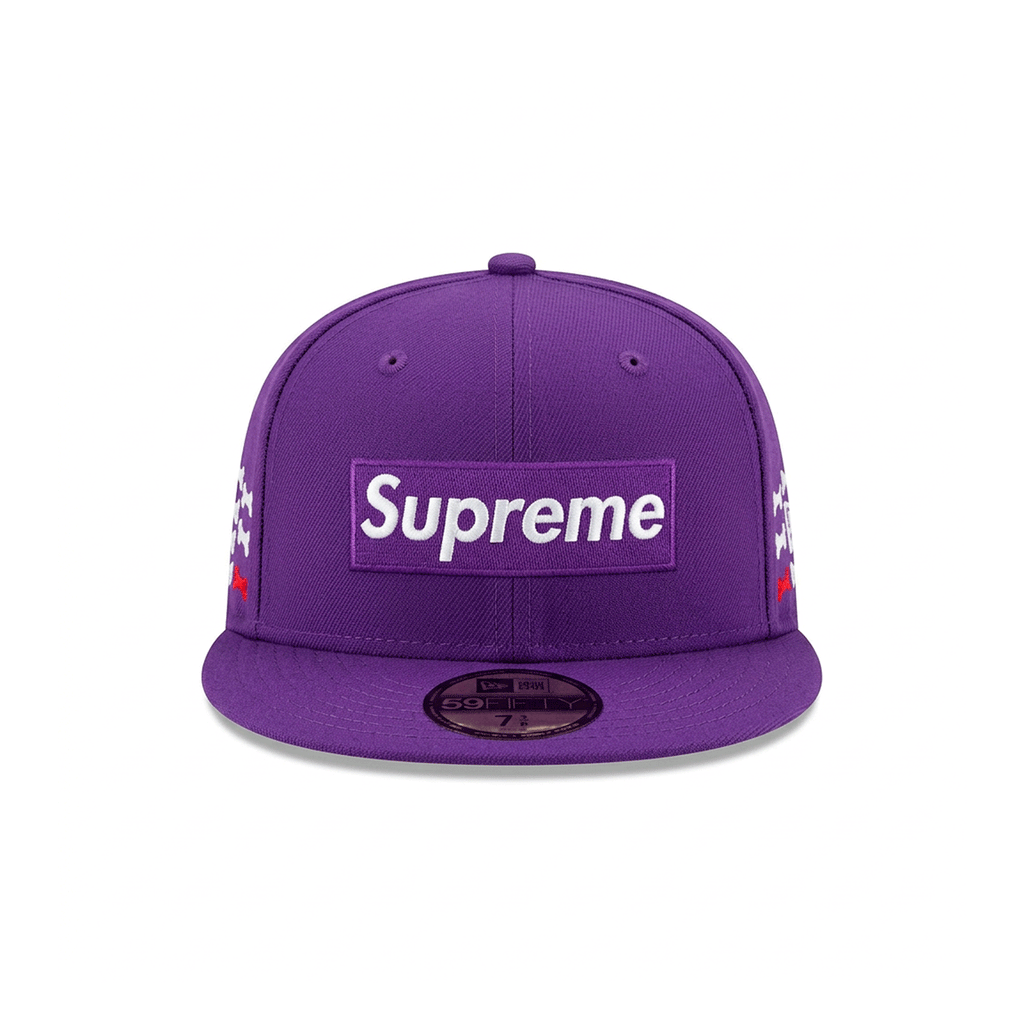 Gorra 59FIFTY FITTED De New Era X Supreme Bones Box Purple