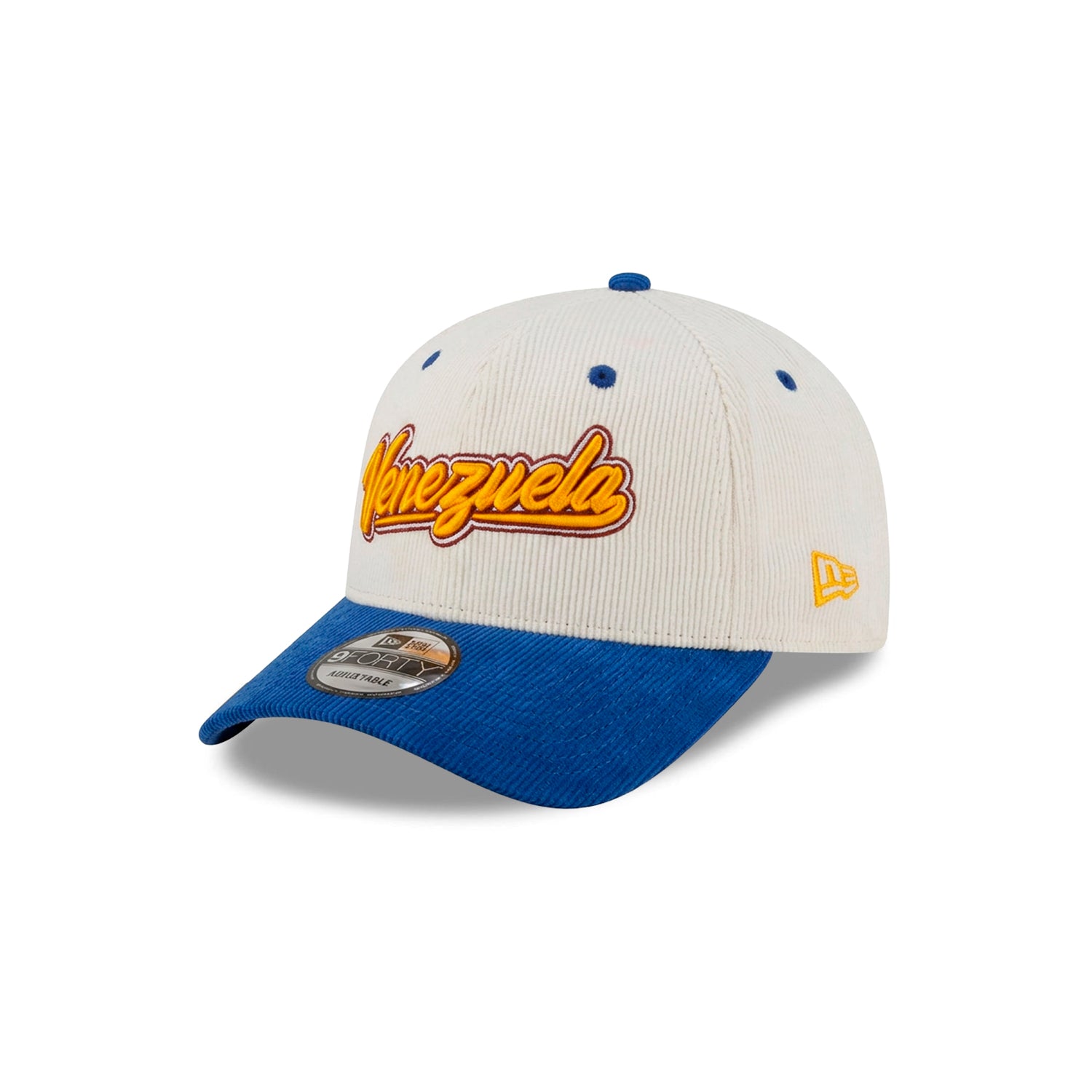 Gorra Snapback 9FORTY A-Frame De Venezuela 2026 World Baseball Classic White Corduroy
