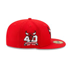 Gorra Snapback 9FIFTY Fifty De Los Chicago Bulls 40 Anniversary Side Patch