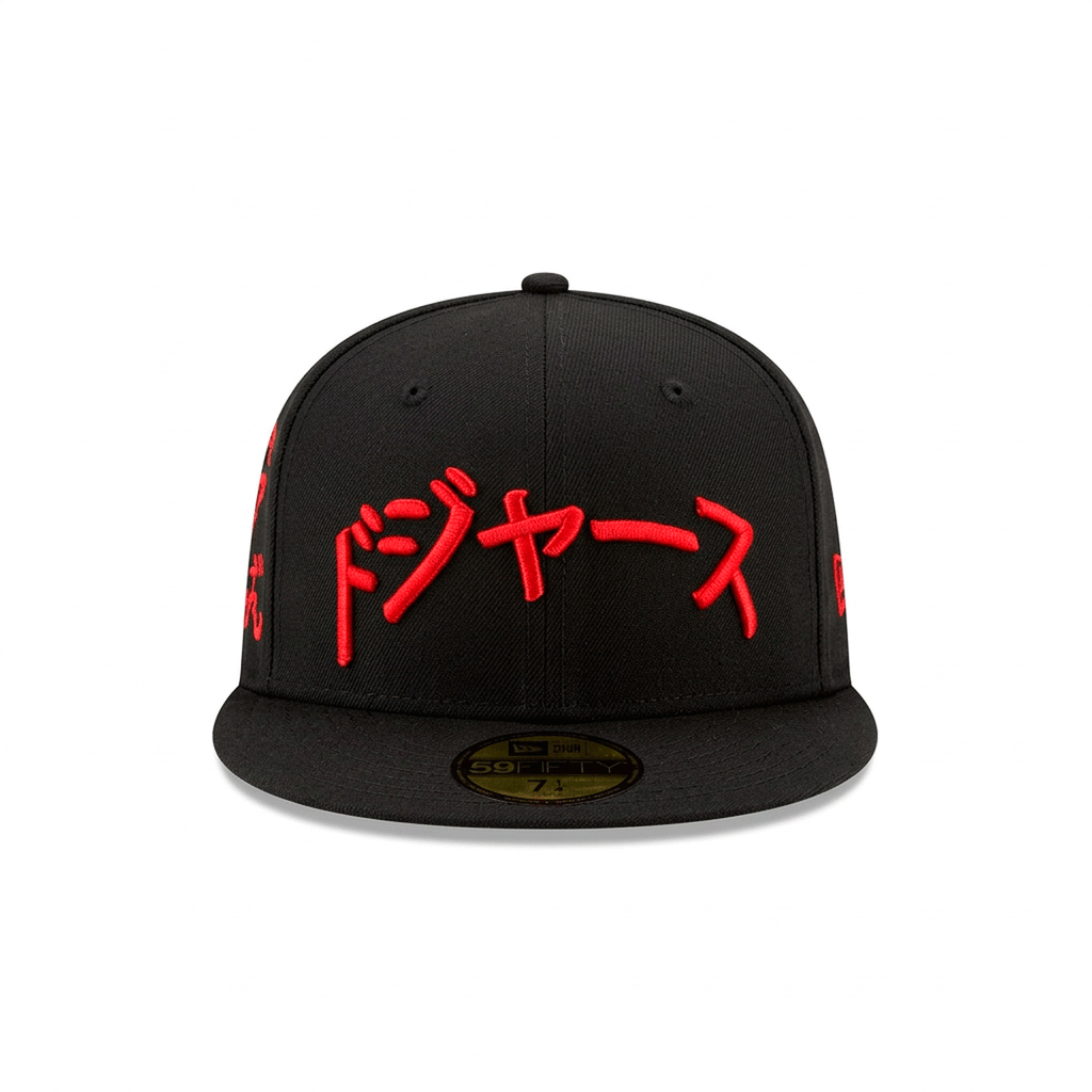 Gorra 59FIFTY FITTED De Los Angeles Dodgers Shohei Ohtani Kenji Black and Red