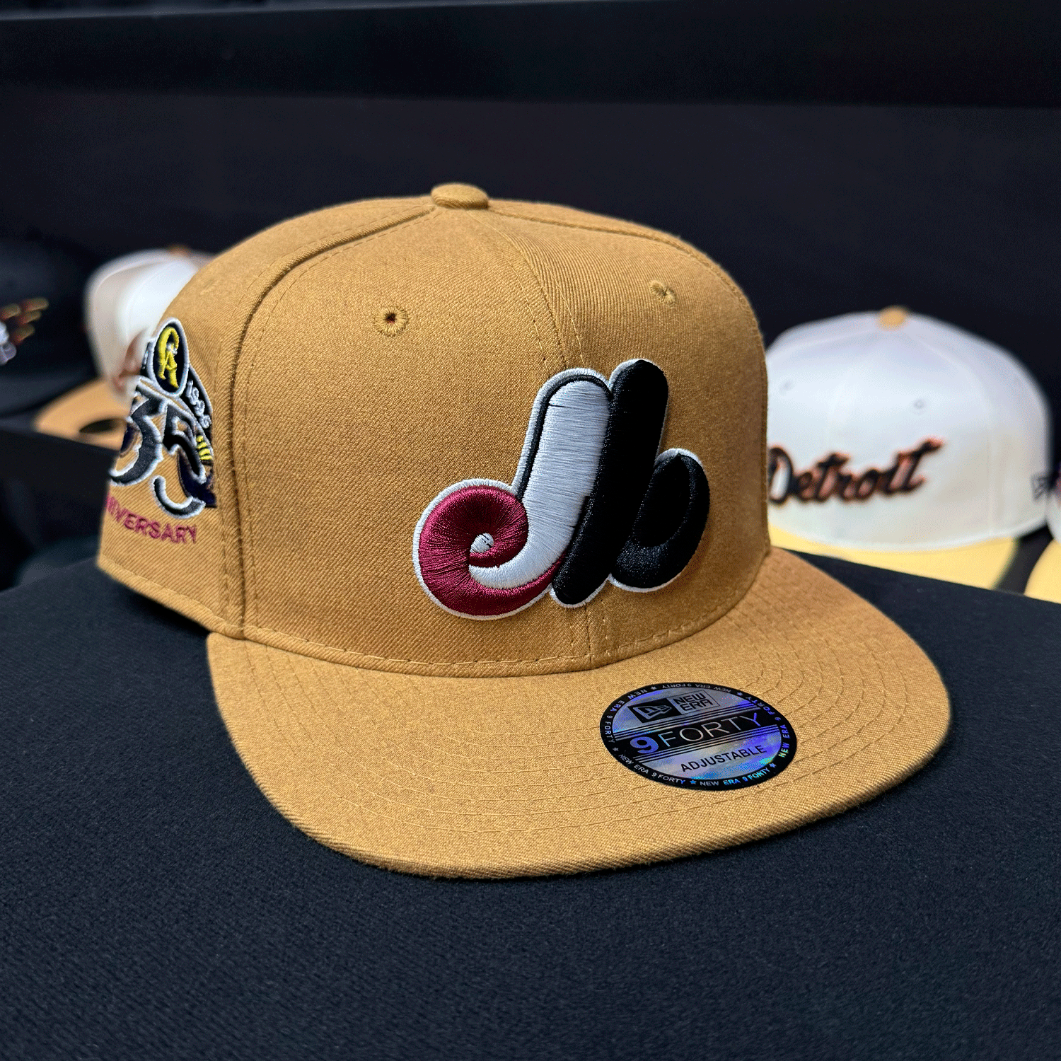Gorra Snapback 9FIFTY Fifty Edición Montreal Expos MLB Tri-Tone Brown